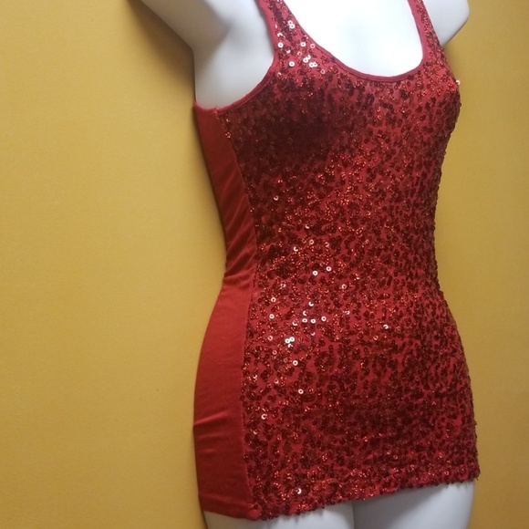 Sequin tank top - Picture 2 of 6